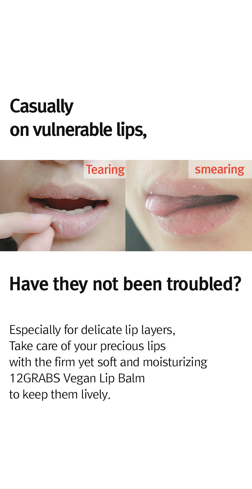 12GRABS Vegan Lip Balm 4g - Skynkorea