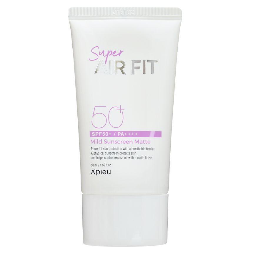 A'pieu Super Air Fit Mild Sunscreen Matte SPF50+ PA++++ 50ml - Skynkorea