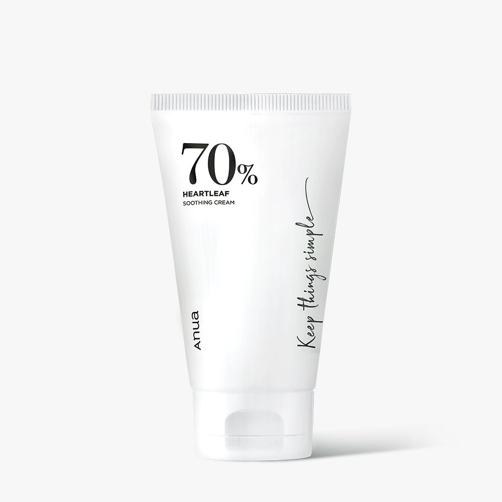 Anua HEARTLEAF 70% SOOTHING CREAM 100ml - Skynkorea