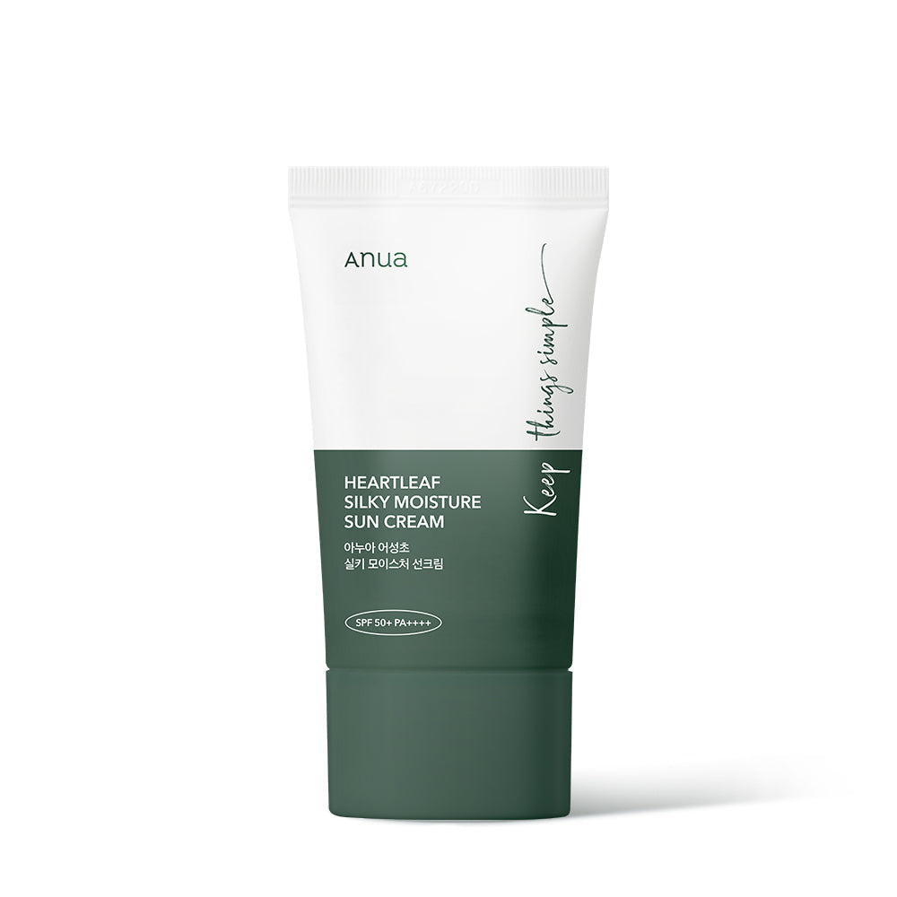 Anua HEARTLEAF SILKY MOISTURE SUNSCREEN 50ml - Skynkorea