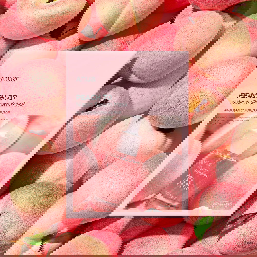 Anua Peach 70 Niacin Serum Mask Sheet 25g X 10ea - Skynkorea