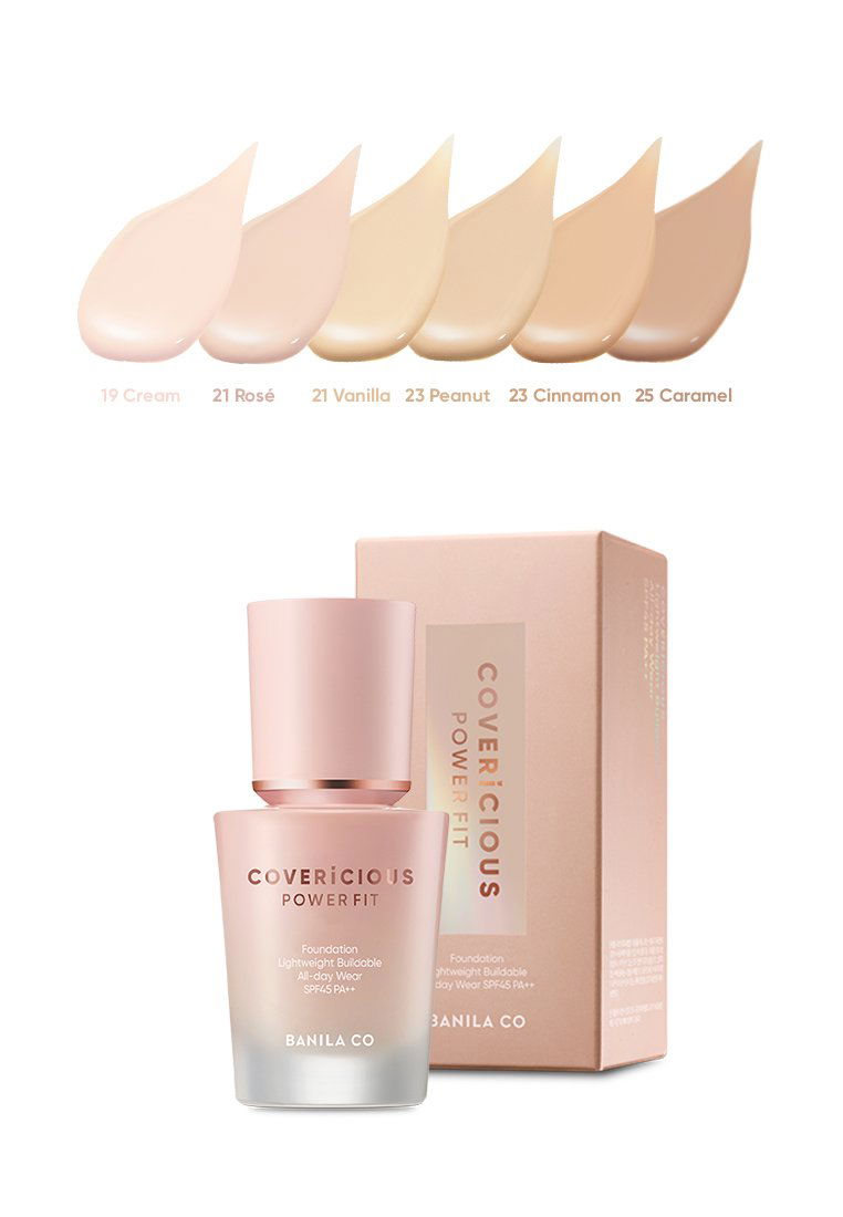 BANILA CO COVERICIOUS POWER FIT FOUNDATION 30ml - Skynkorea