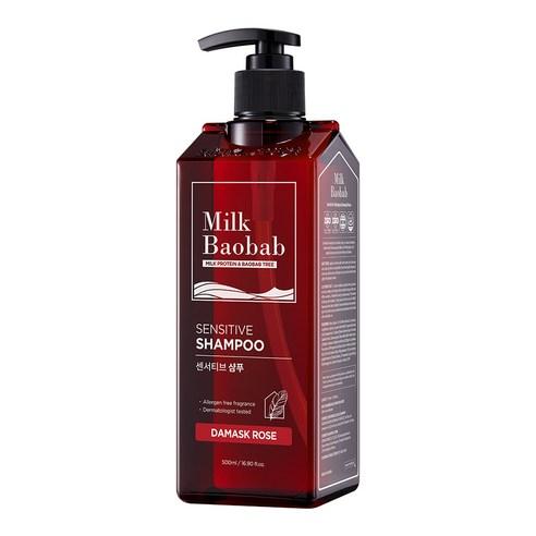 BIOKLASSE MILK BAOBAB HAIR Sensitive Shampoo 500ml #Damask Rose - Skynkorea