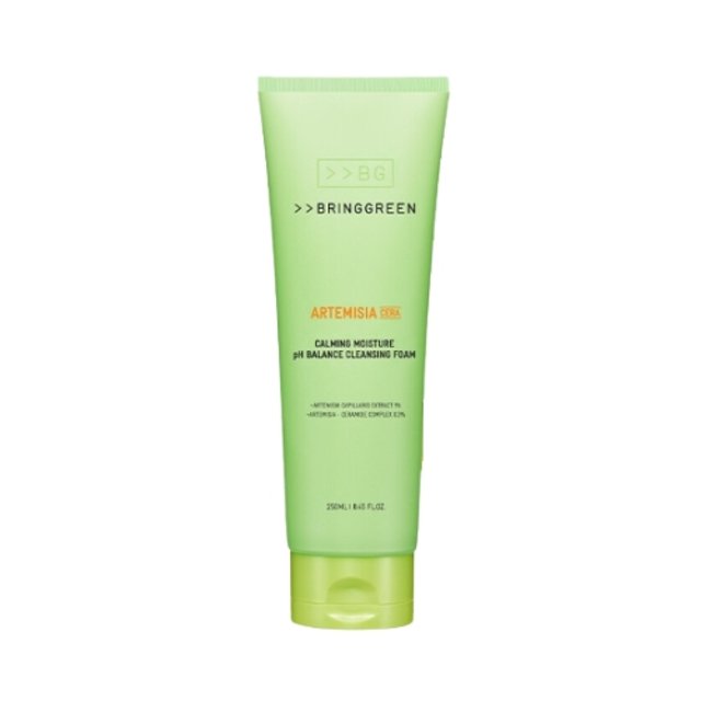 BRINGGREEN Artemisia Cera Calming Moisture pH Balance cleansing Foam 250ml - Skynkorea