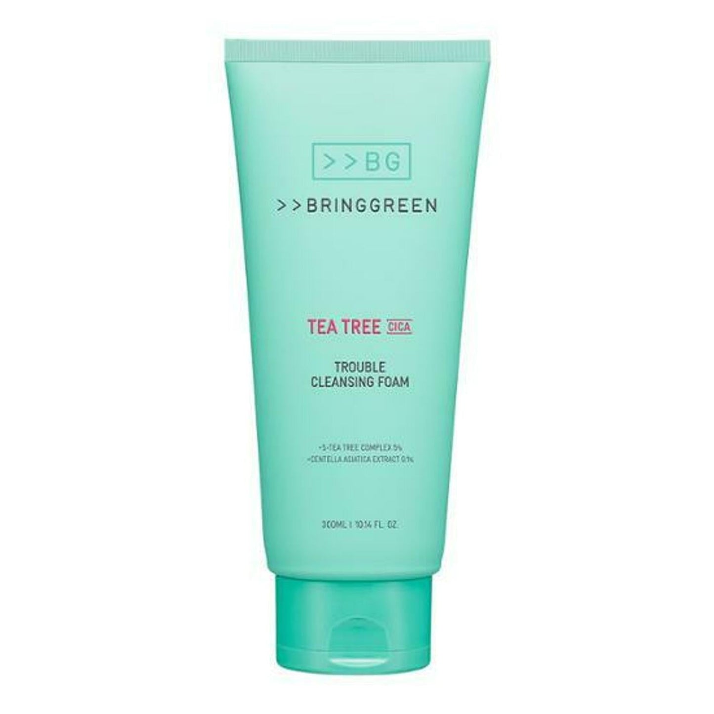 BRINGGREEN Tea Tree Cica Trouble Cleansing Foam 300ml - Skynkorea