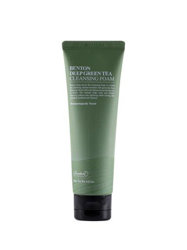 Benton Deep Green Tea Cleansing Foam 120g - Skynkorea