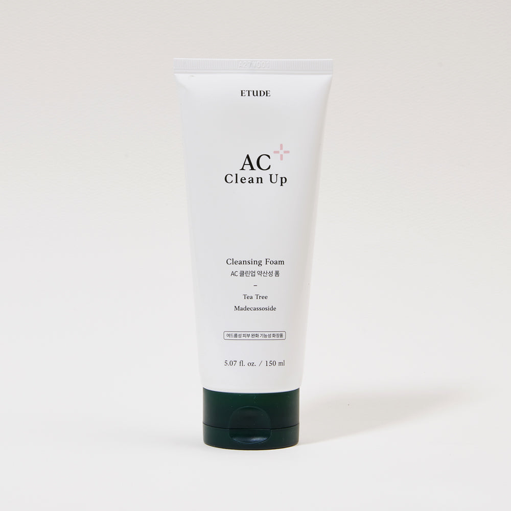 ETUDE AC Clean Up Cleansing Foam 150ml - Skynkorea