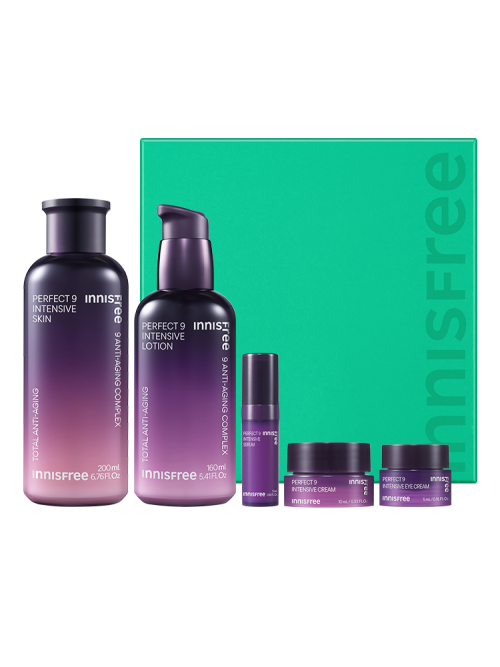 Innisfree Perfect 9 Intensive Skincare Set - Skynkorea