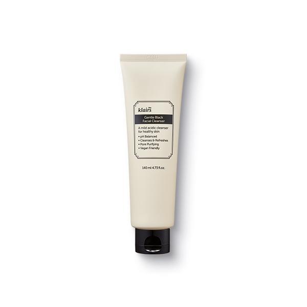 KLAIRS Gentle Black Facial Cleanser 140ml - Skynkorea