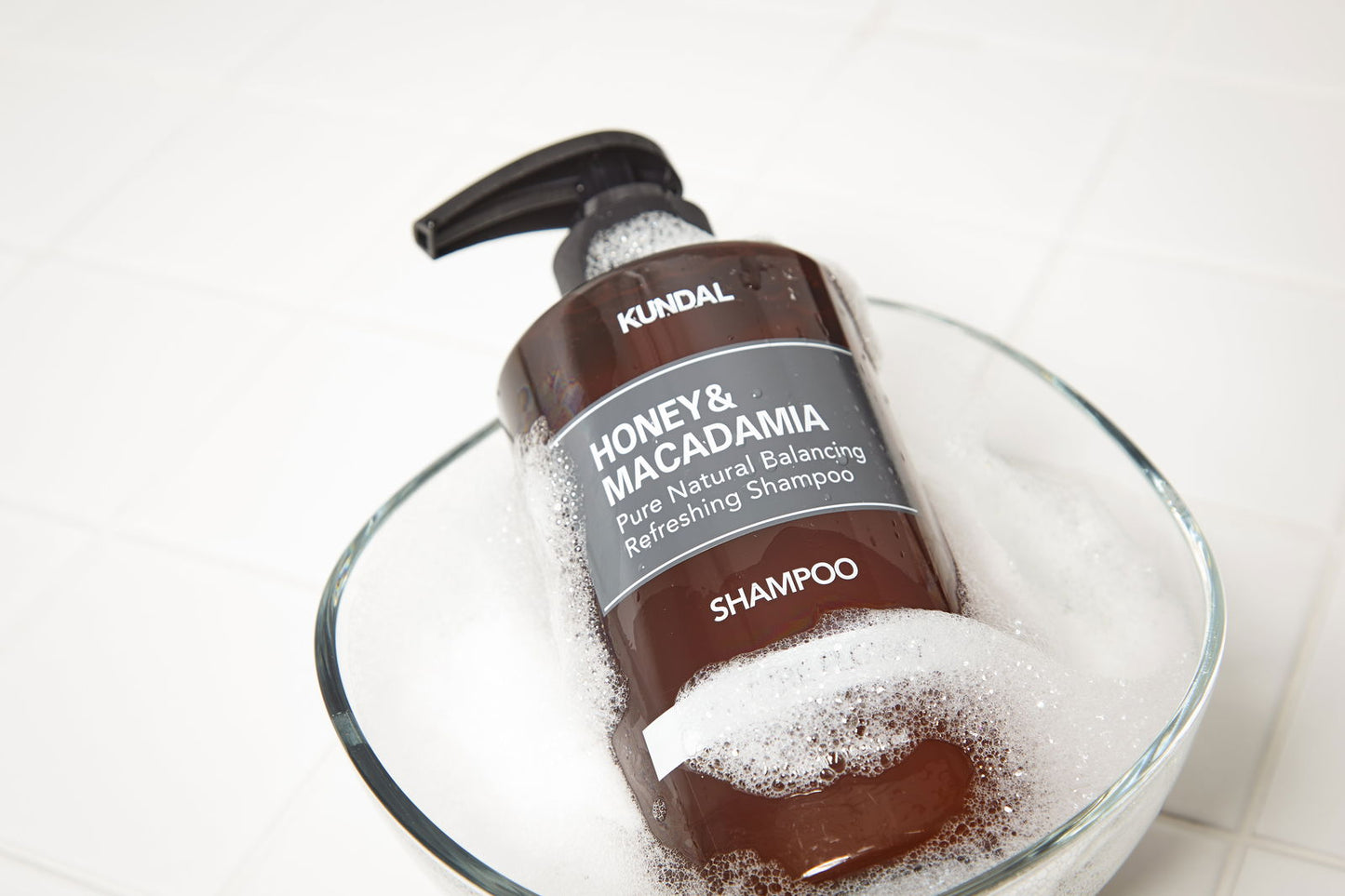 KUNDAL HONEY&MACADAMIA Pure Natural Balancing Refreshing Shampoo 500ml #ACACIA MORINGA - Skynkorea