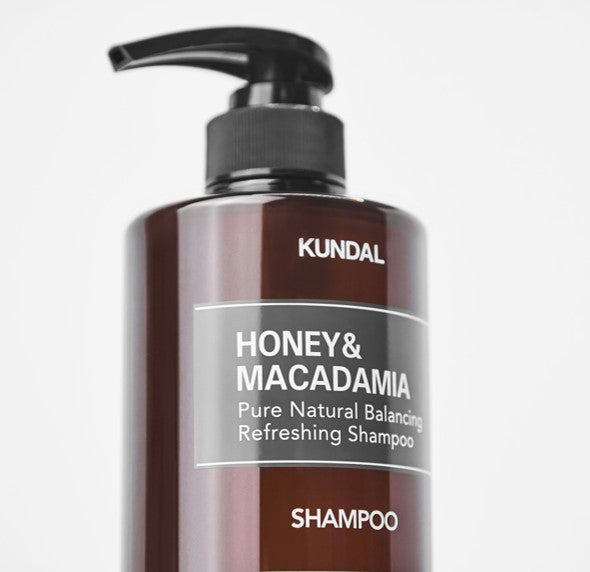 KUNDAL HONEY&MACADAMIA Pure Natural Balancing Refreshing Shampoo 500ml #BLANC - Skynkorea