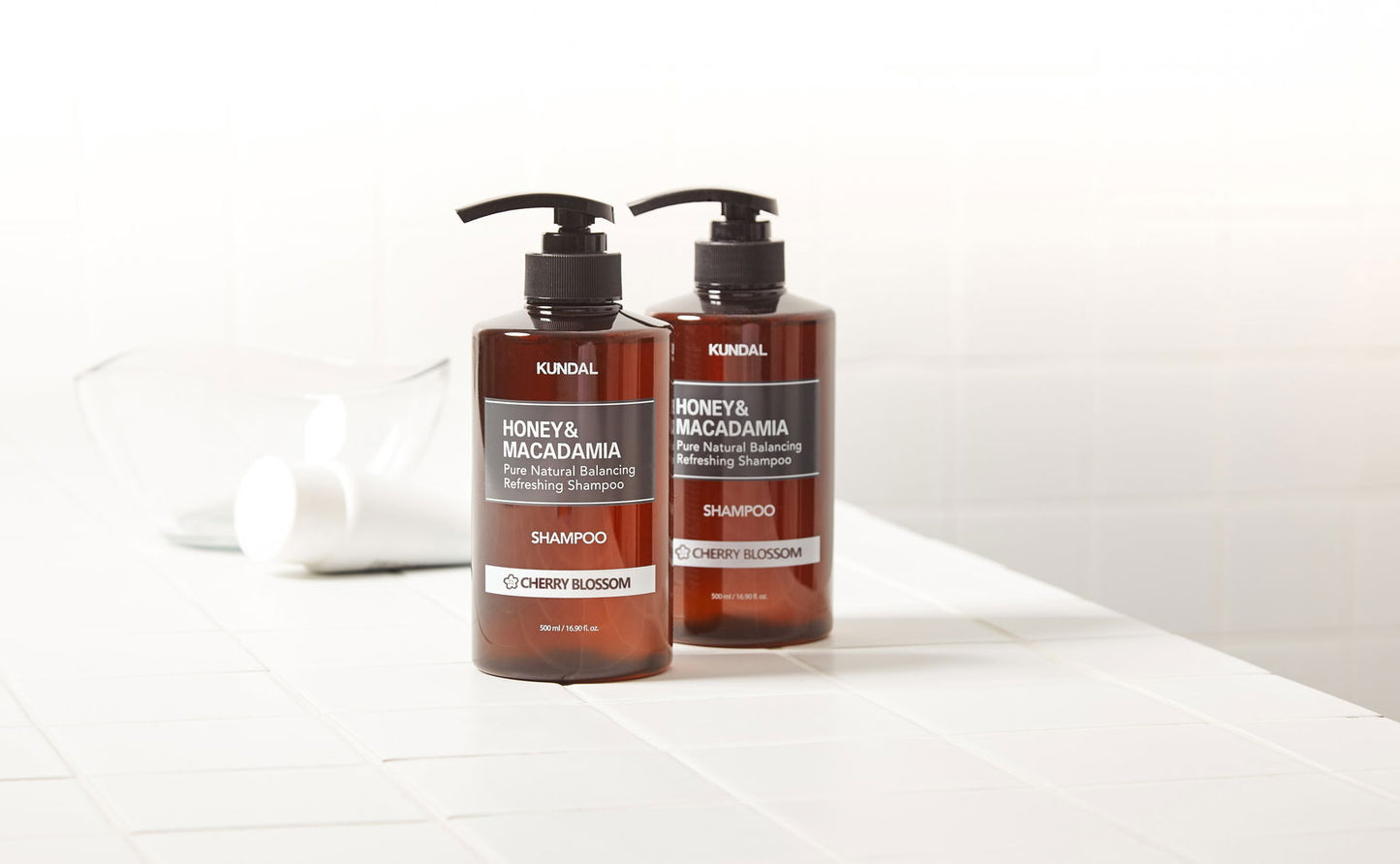 KUNDAL HONEY&MACADAMIA Pure Natural Balancing Refreshing Shampoo 500ml #CHERRY BLOSSOM - Skynkorea