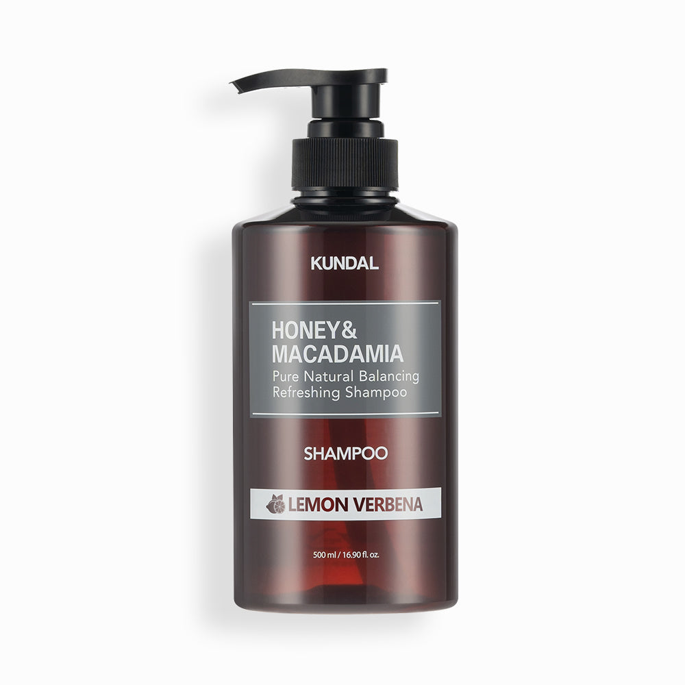 KUNDAL HONEY&MACADAMIA Pure Natural Balancing Refreshing Shampoo 500ml #LEMON VERBENA - Skynkorea