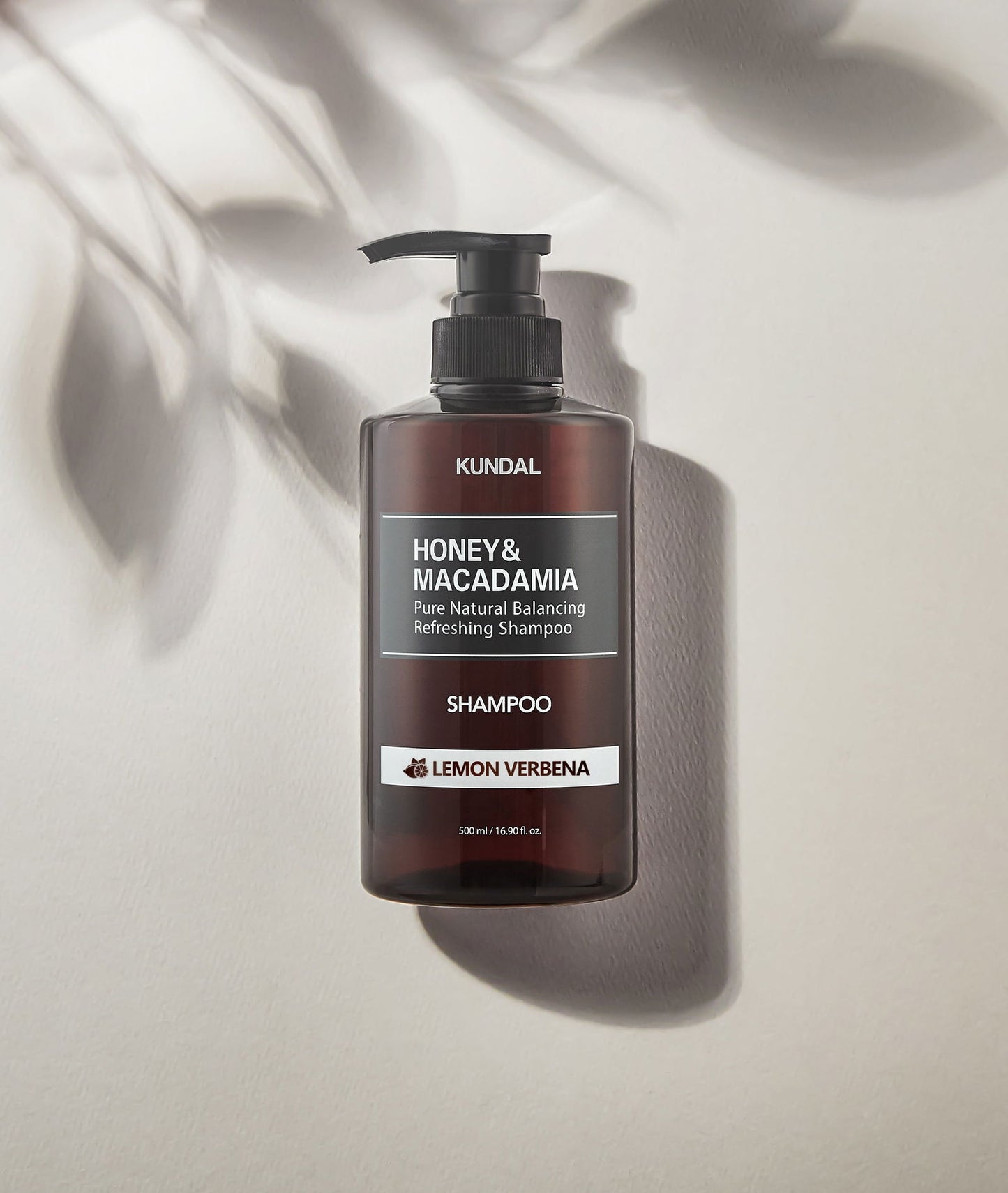 KUNDAL HONEY&MACADAMIA Pure Natural Balancing Refreshing Shampoo 500ml #LEMON VERBENA - Skynkorea