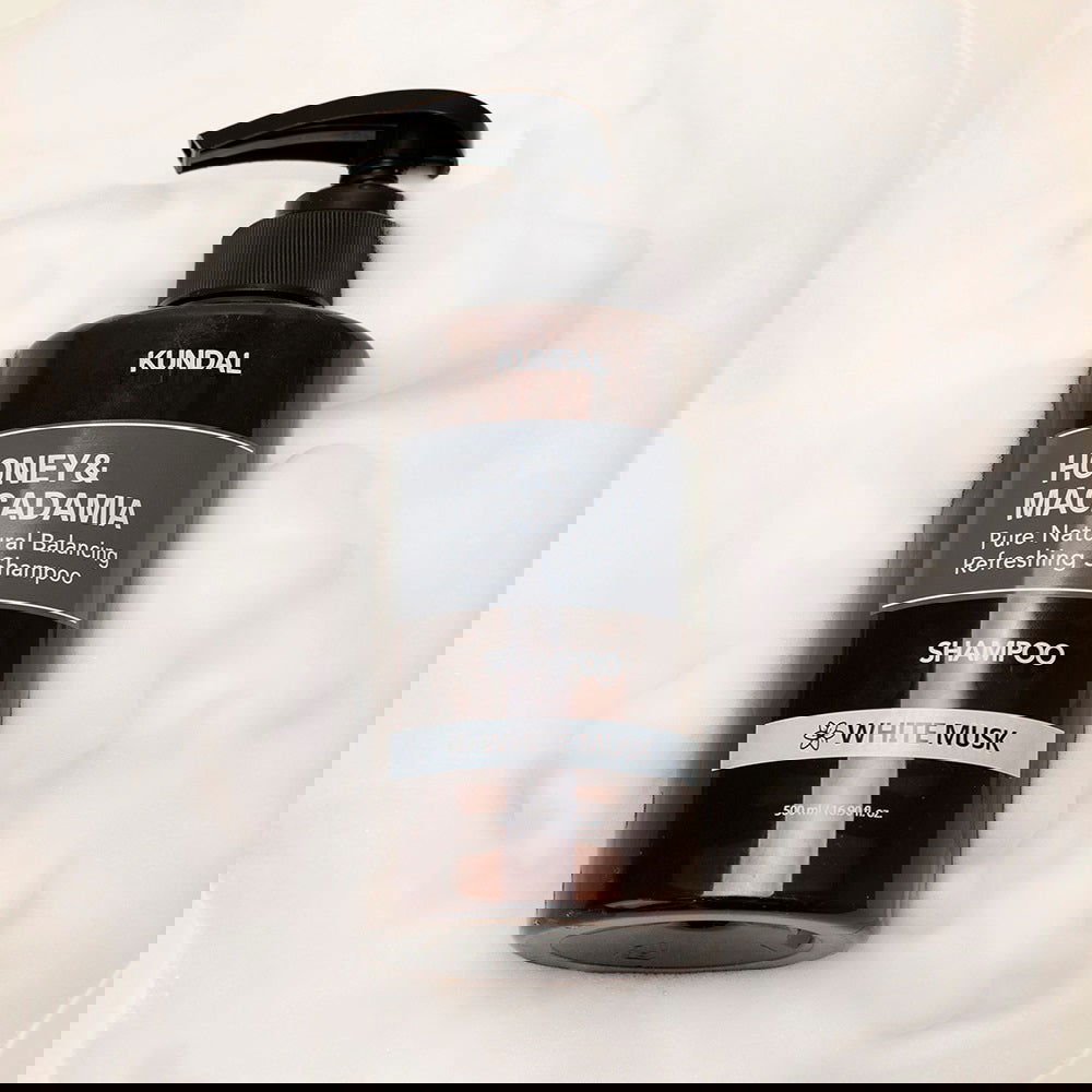 KUNDAL HONEY&MACADAMIA Pure Natural Balancing Refreshing Shampoo 500ml #WHITE MUSK - Skynkorea