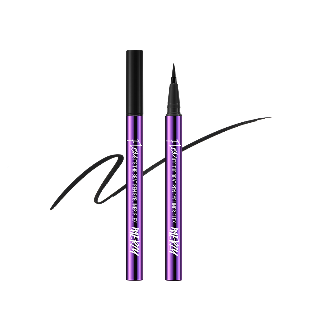 MERZY BITE THE BEAT PEN EYELINER FLEX 0.6g (3 Colors) - Skynkorea