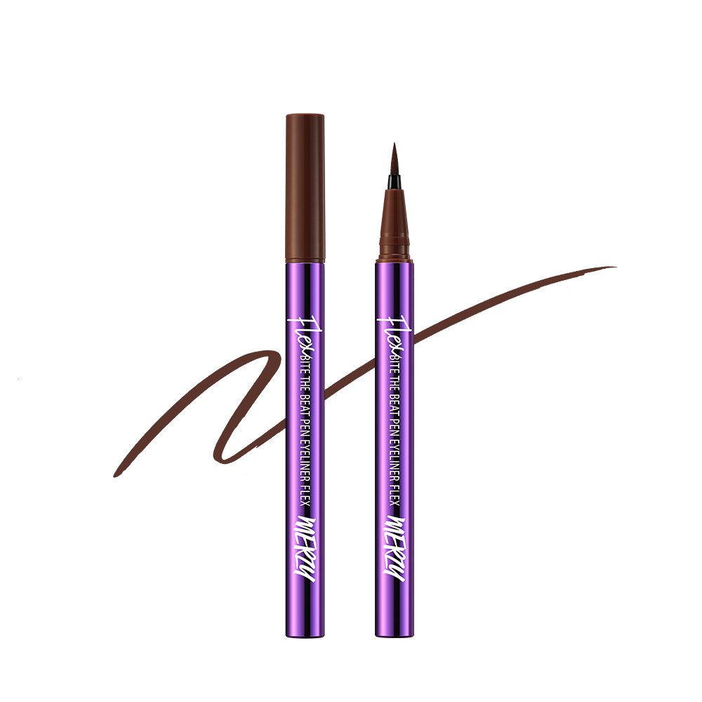 MERZY BITE THE BEAT PEN EYELINER FLEX 0.6g (3 Colors) - Skynkorea