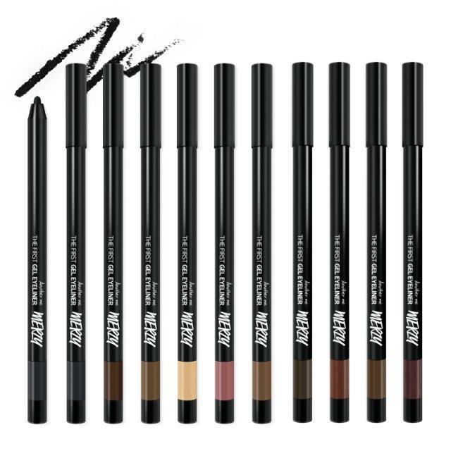 MERZY THE FIRST GEL EYELINER 0.5g (10 Colors) - Skynkorea