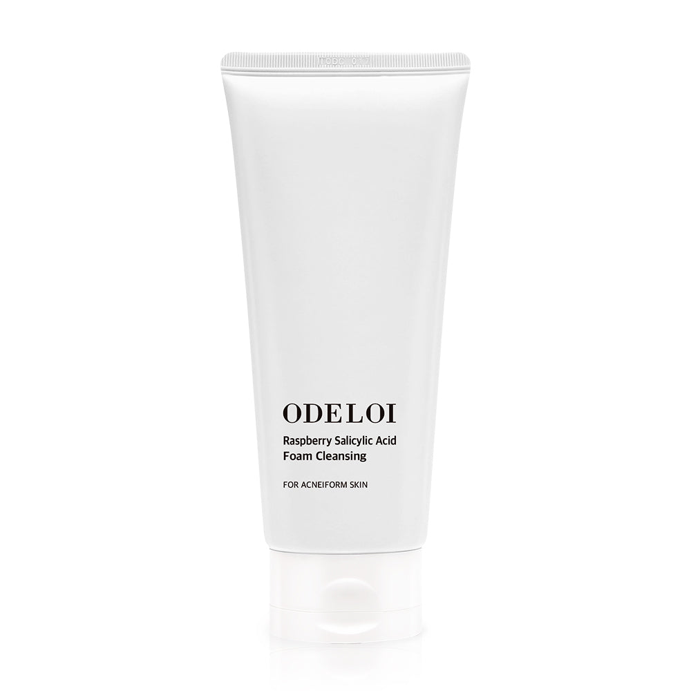 ODELOI Raspberry Salicylic Acid Foam Cleansing 200ml - Skynkorea