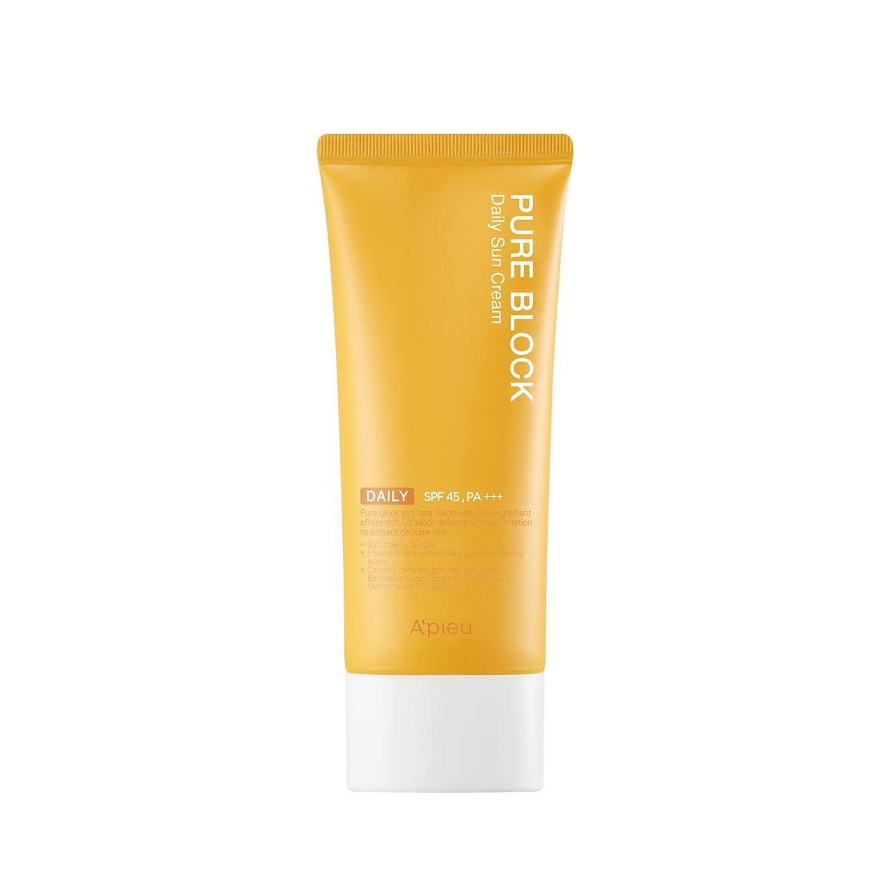 A'pieu Pure Block Daily Sun Cream SPF45/PA+++ 100ml - Skynkorea
