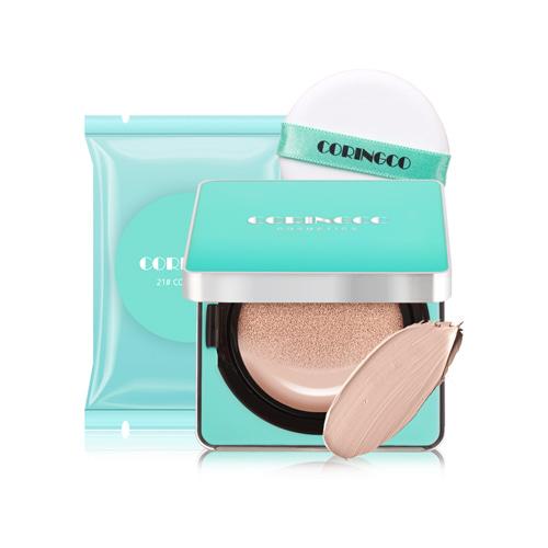 CORINGCO MINTBLOSSOM COVER BB CUSHION 15g + 15g(Refill) SPF50/PA+++ (3 Colors) - Skynkorea