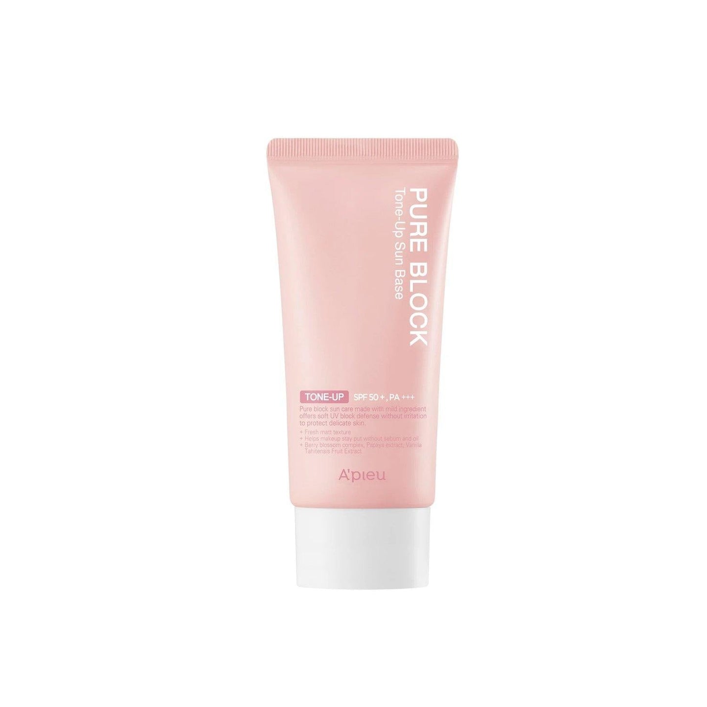 A'pieu Pure Block Tone-Up Sun Base SPF50+/PA+++ 50ml - Skynkorea
