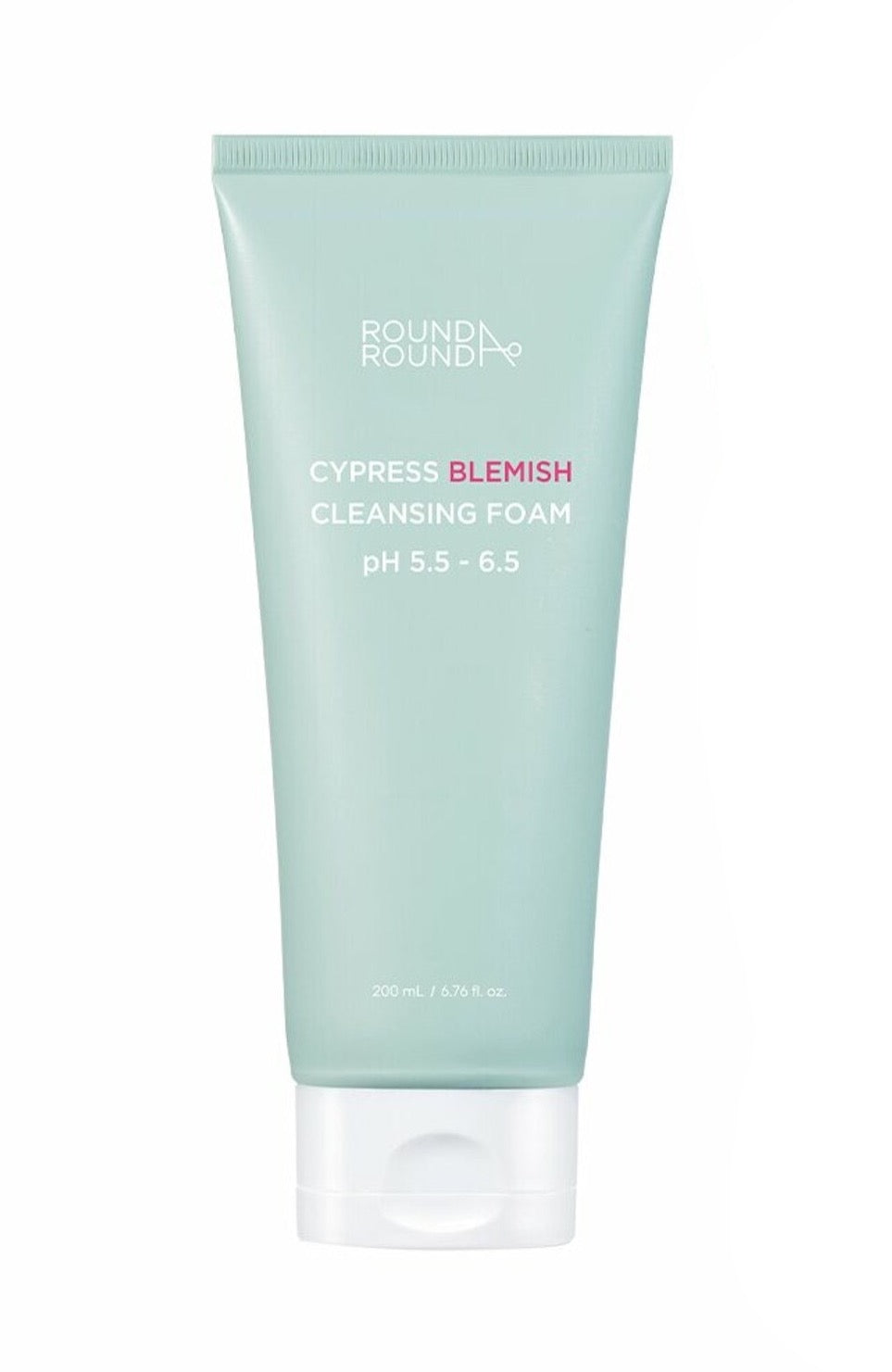 ROUND AROUND Cypress Blemish Cleansing Foam 200ml - Skynkorea