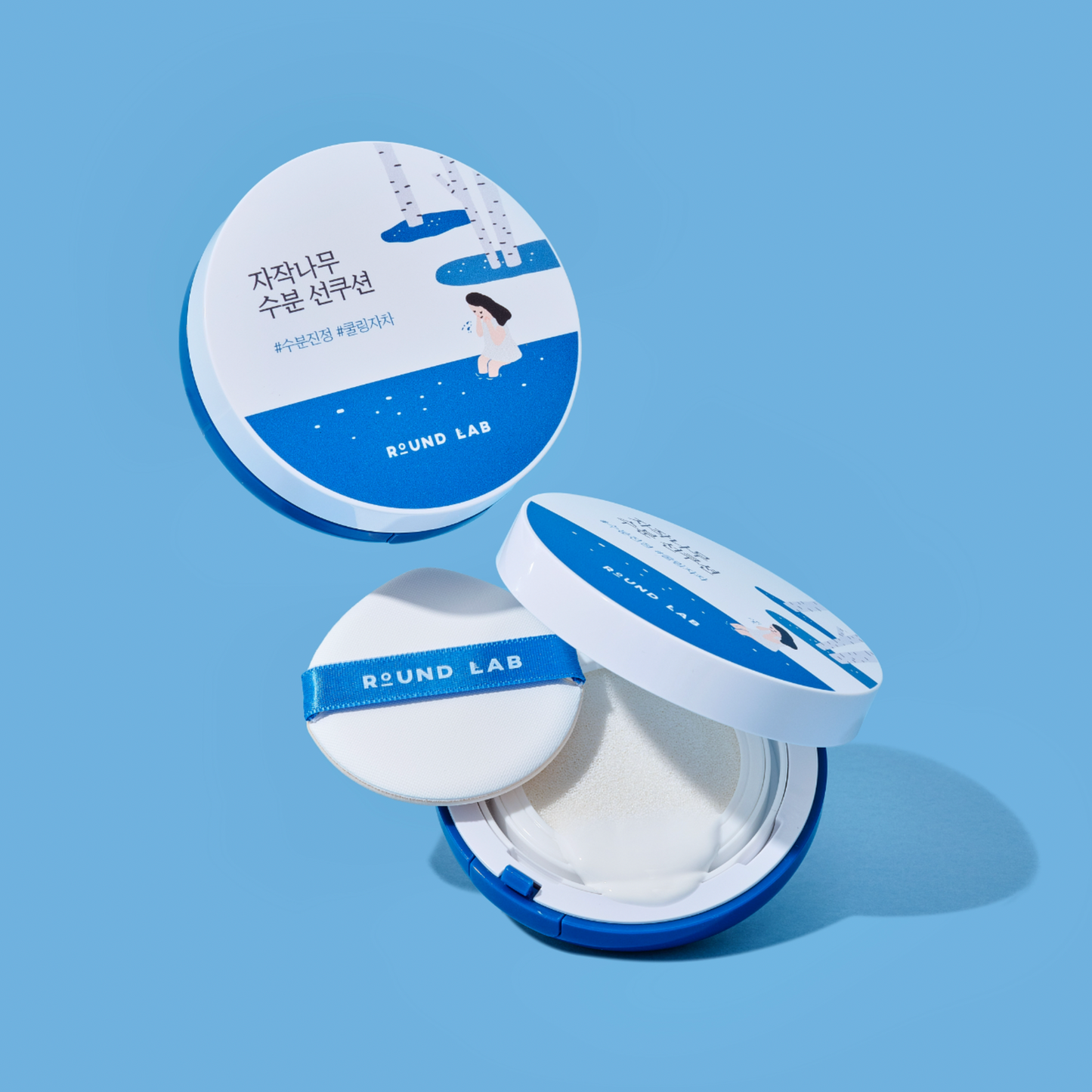 Round Lab Birch Moisturizing Sun Cushion 15g (SPF 50+ PA++++) - Skynkorea