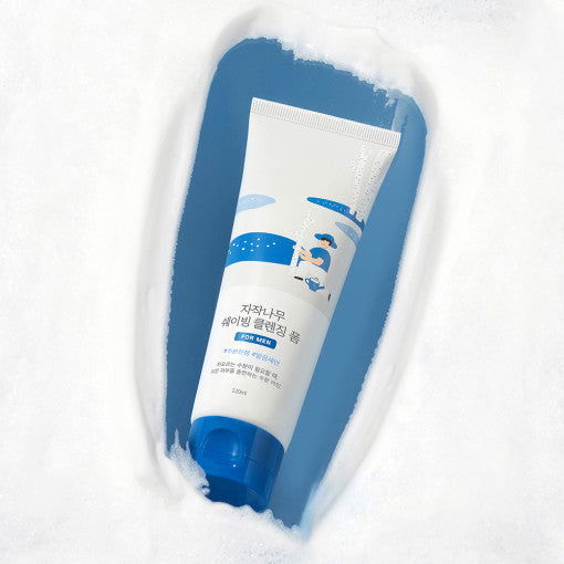 Round Lab For Men Birch Juice Shaving Cleansing Foam 120ml - Skynkorea