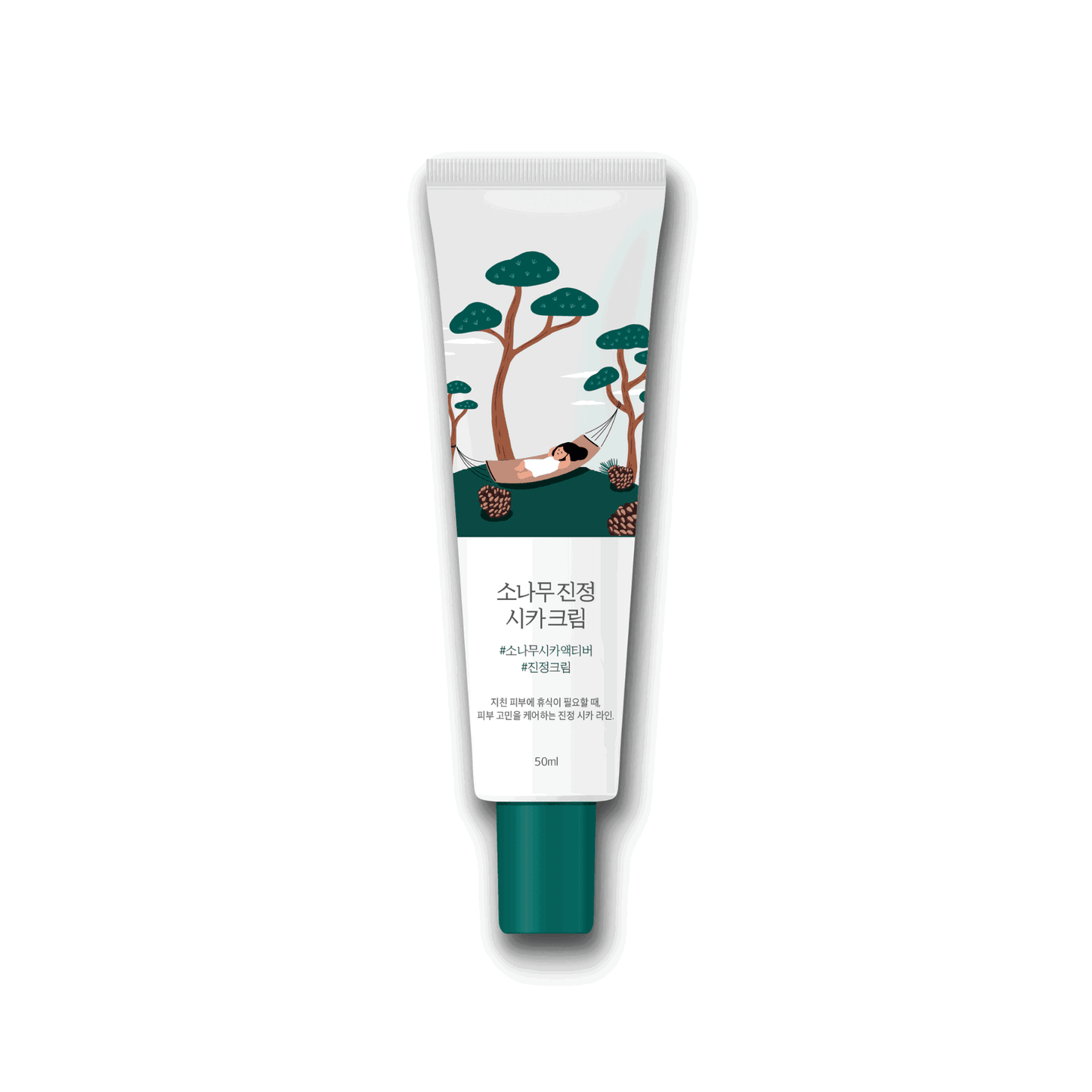 Round Lab Pine Calming Cica Cream 50ml - Skynkorea
