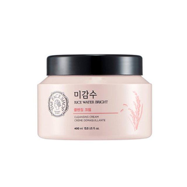 THE FACE SHOP RICE WATER BRIGHT Cleansing Cream 400ml - Skynkorea