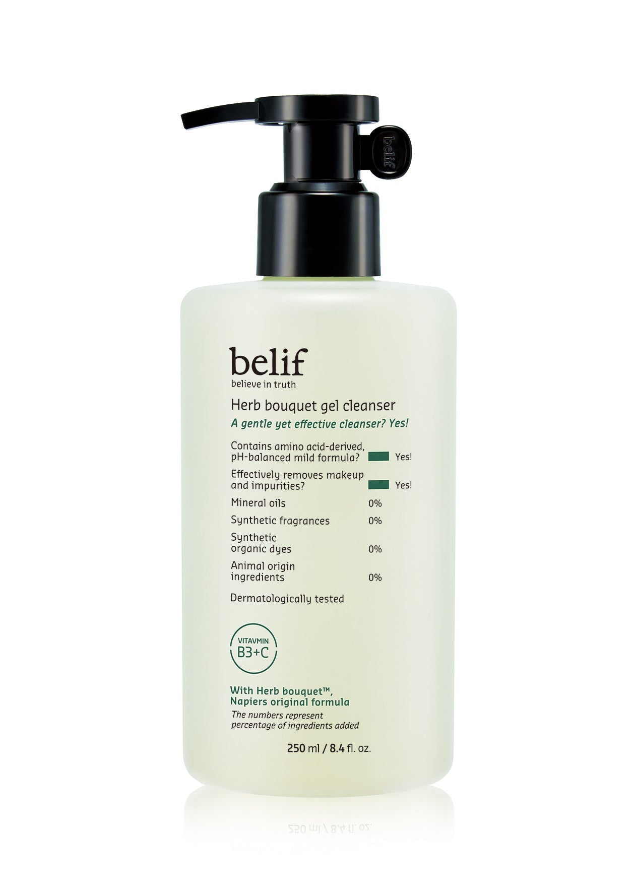 belif Herb Bouquet Gel Cleanser 250ml - Skynkorea