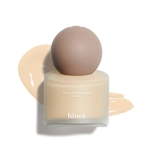 hince Second Skin Foundation 40ml (5 colors) - Skynkorea