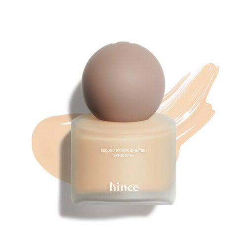 hince Second Skin Foundation 40ml (5 colors) - Skynkorea