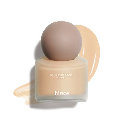 hince Second Skin Foundation 40ml (5 colors) - Skynkorea