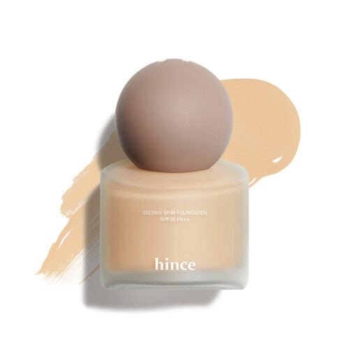 hince Second Skin Foundation 40ml (5 colors) - Skynkorea