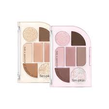 peripera Simplain Eye Palette 1.5gx1.17gx2.18g x 4 (2 Colors) - Skynkorea