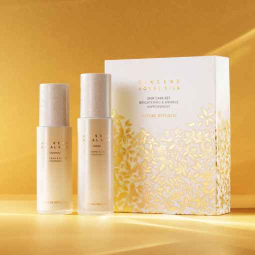 NATURE REPUBLIC Ginseng Gold Silk Toner & Emulsion Set - Skynkorea