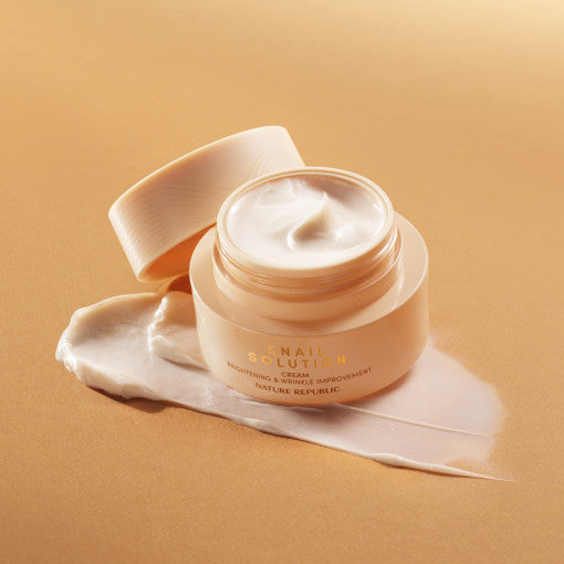NATURE REPUBLIC Snail Solution Cream 52ml - Skynkorea