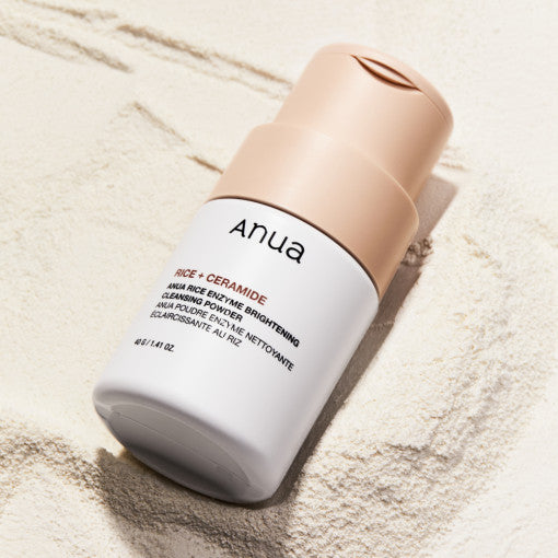 Anua RICE ENZYME BRIGHTENING CLEANSING POWDER 40g - Skynkorea