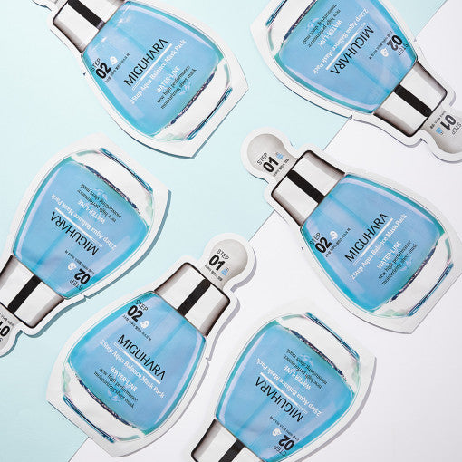 MIGUHARA 2 Step Aqua Balance Mask Pack (1.7ml + 25ml) x 1 sheet - Skynkorea