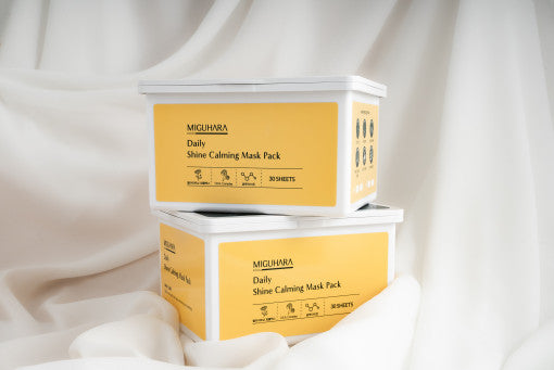 MIGUHARA Daily Shine Calming Mask Pack 30 sheets 350g - Skynkorea