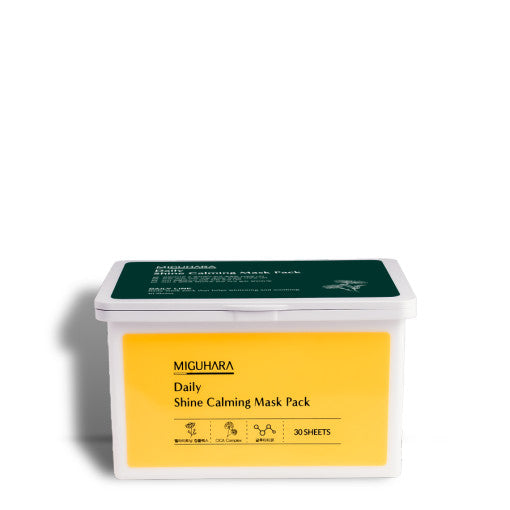 MIGUHARA Daily Shine Calming Mask Pack 30 sheets 350g - Skynkorea
