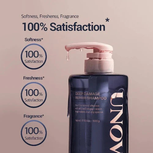 UNOVE DEEP DAMAGE REPAIR SHAMPOO 500ml - Skynkorea