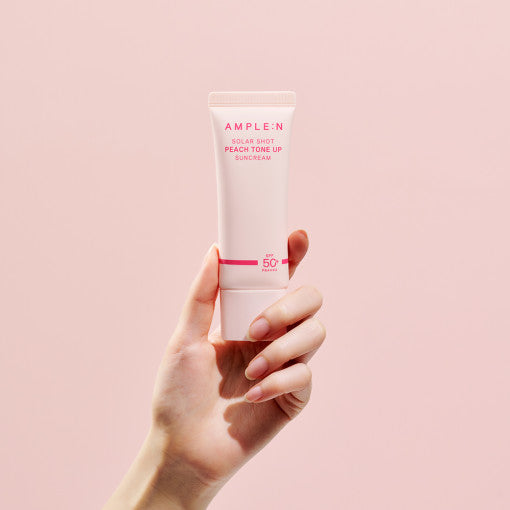 AMPLE:N Solar Shot Peach Tone Up Suncream 40ml - Skynkorea