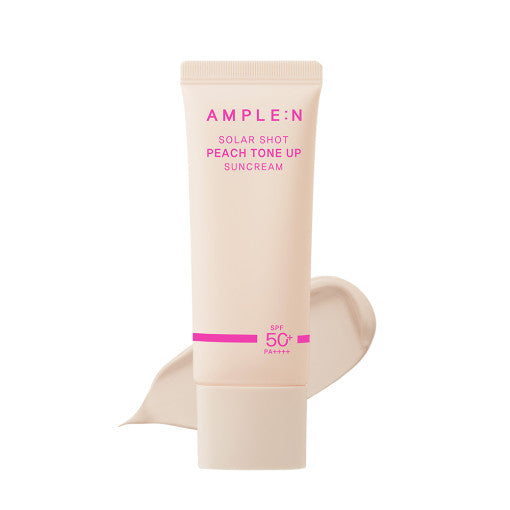 AMPLE:N Solar Shot Peach Tone Up Suncream 40ml - Skynkorea