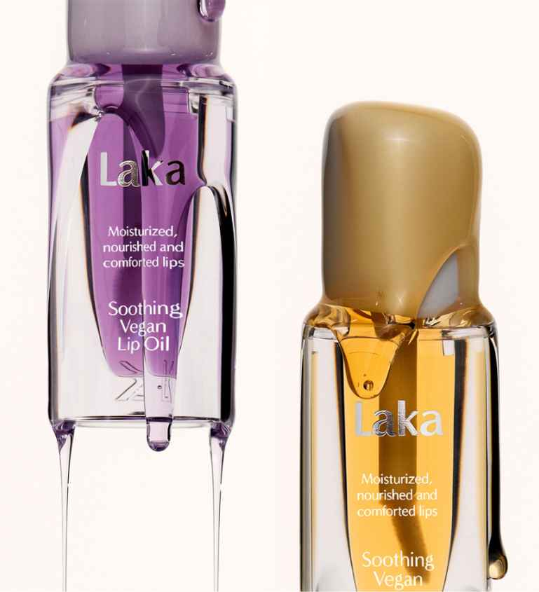 Laka Soothing Vegan Lip Oil #Calming Purple - Skynkorea