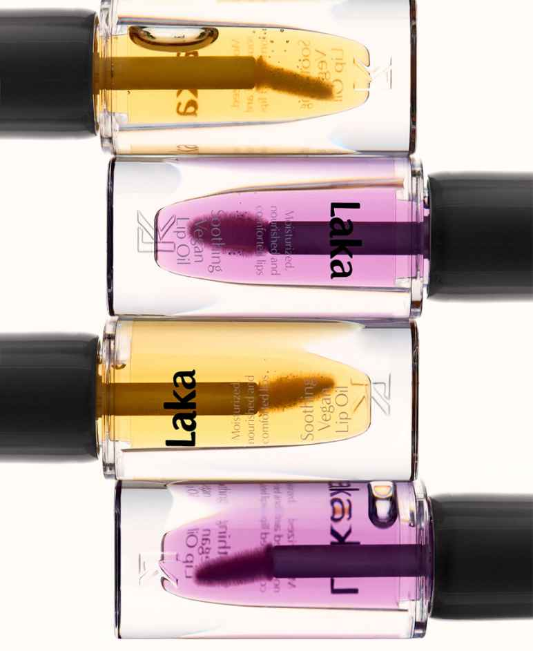 Laka Soothing Vegan Lip Oil #Calming Purple - Skynkorea