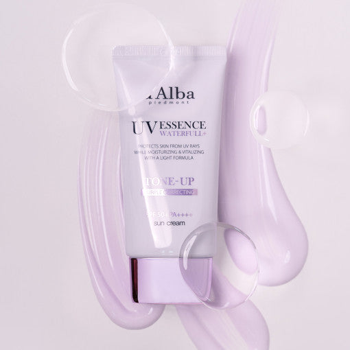 d'Alba Waterfull Tone-Up Sun Cream (Purple) 50ml SPF50+ PA++++ - Skynkorea