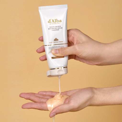 d'Alba White Truffle Return Oil Cream Cleanser (Tube) 100ml X 2ea - Skynkorea